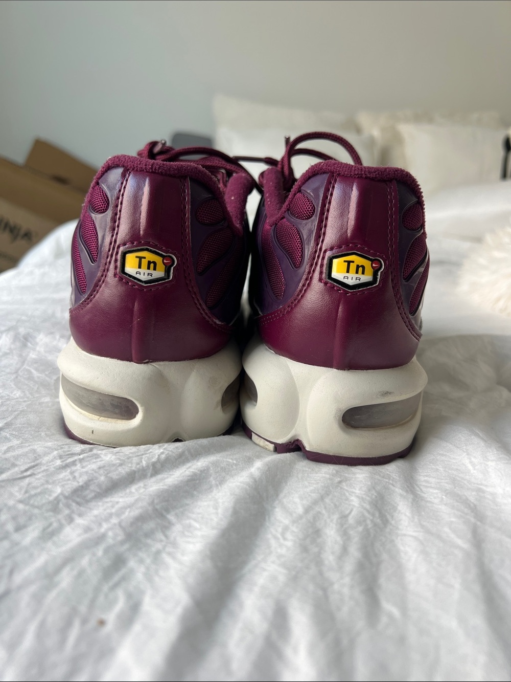 Nike Women's Burgundy/Maroon Athletic Sneakers - Picture 3 of 5